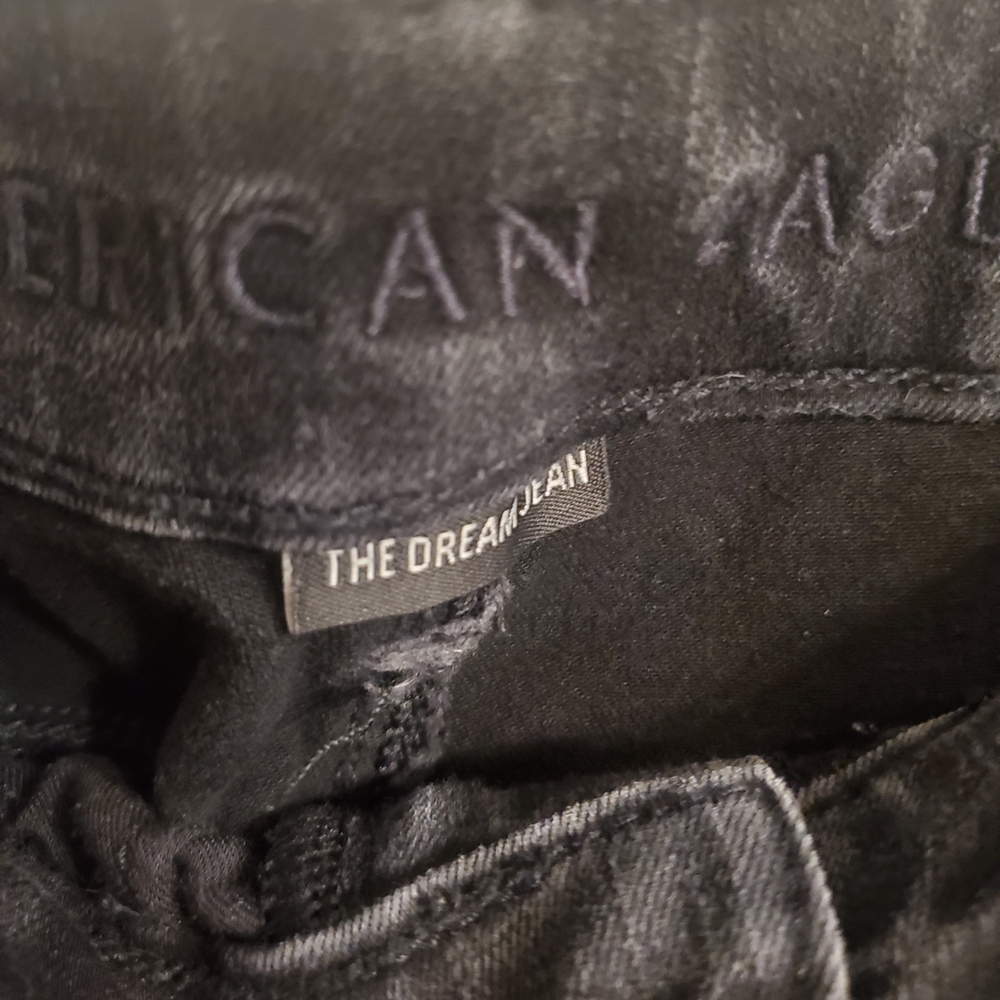 American Eagle Black Jeggin Jeans 4L Long - Picture 5 of 7